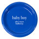 Personalized Big Word Baby Boy Plastic Plates Image 2 of 2